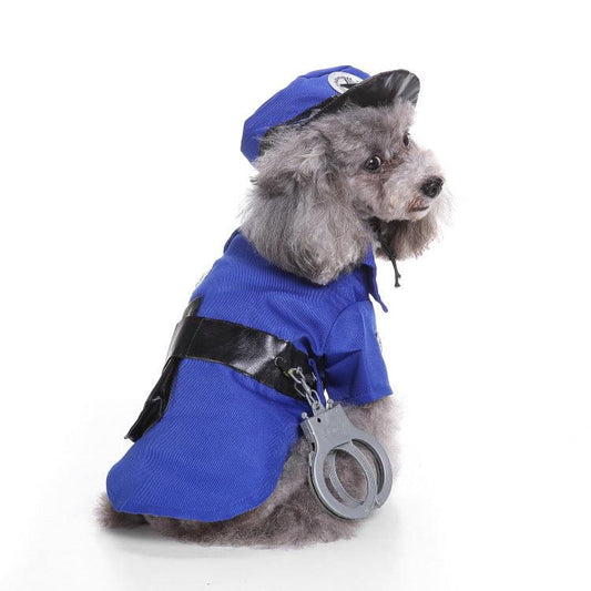 Funny Police Dog Halloween Costume Set