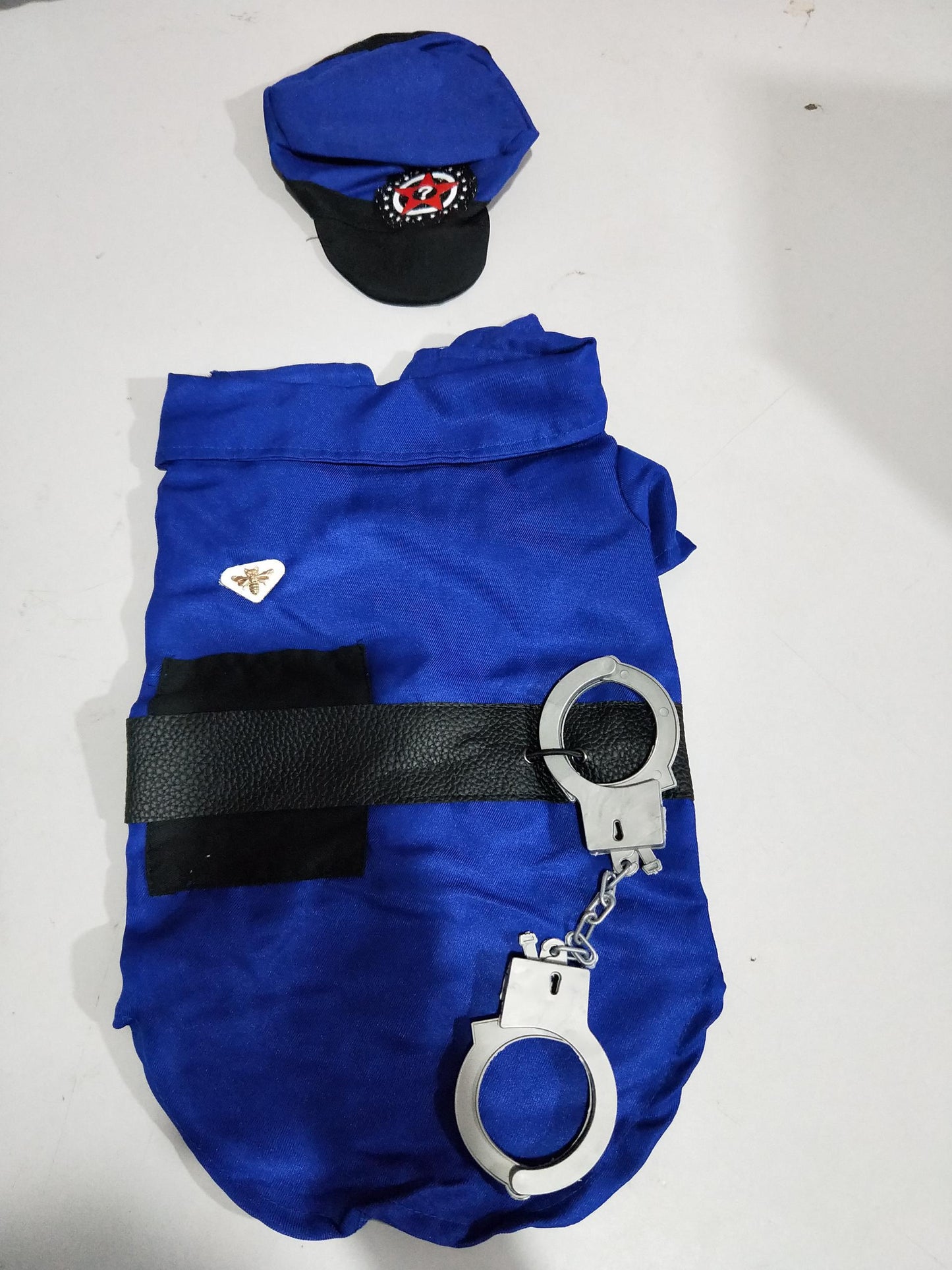 Funny Police Dog Halloween Costume Set